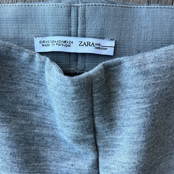 Zara cropped grey pants - Picture 3 of 4